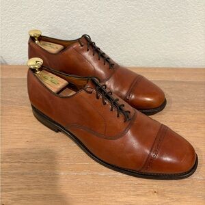 Allen Edmonds Byron Chestnut Leather Oxfords